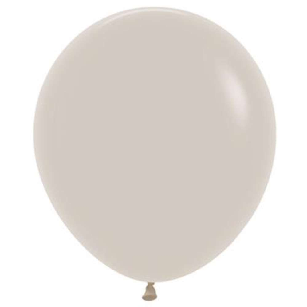 Sempertex Fashion White Sand 18" Latex 25pk