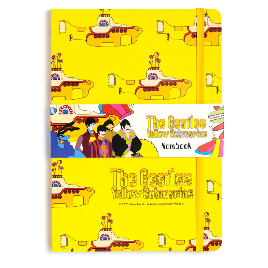 A5 Notepad The Beatles Yellow Submarine White