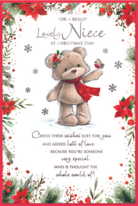 Simon Elvin 6 Pack Cards C75 Christmas Niece