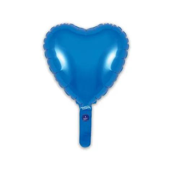 Oaktree Blue Heart 9" Foil Balloon (Loose)