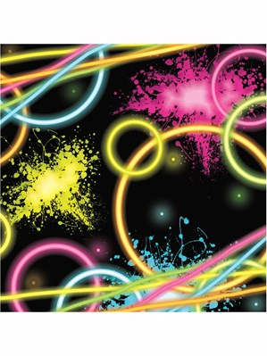 Glow Party Luncheon Napkins 16pk