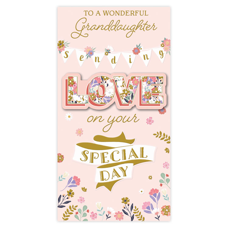 Prelude C55 Birthday Granddaughter 6pk