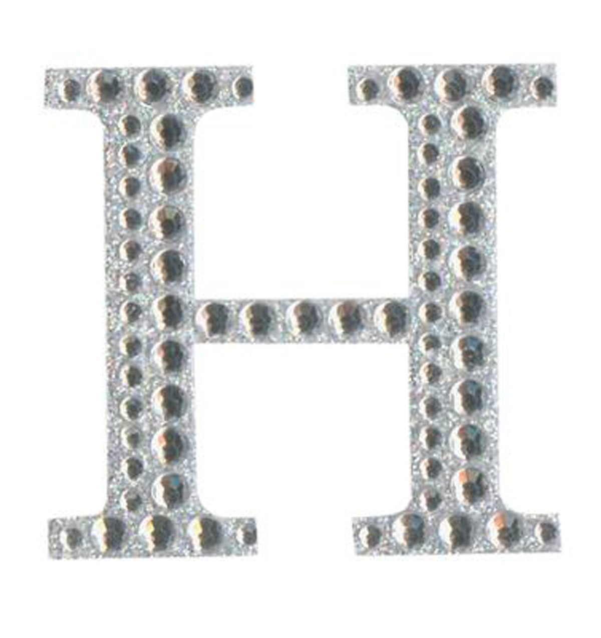 Eleganza Diamante Letter H Sticker 5cm