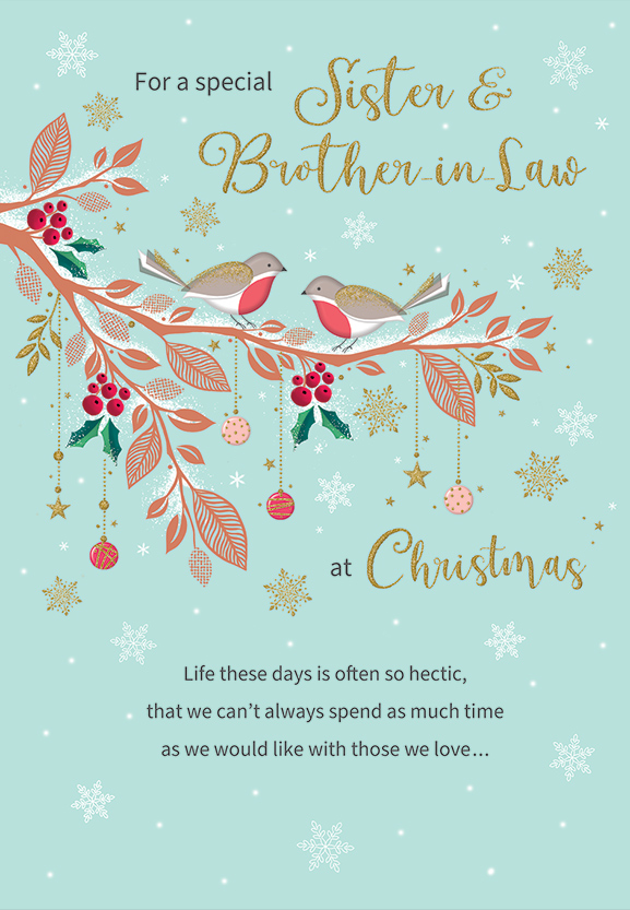 Regal C75 Christmas Sister & Brother-In-Law 6pk