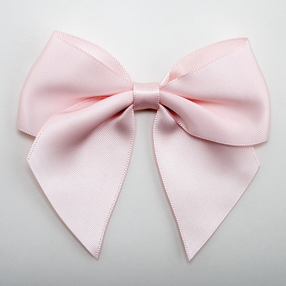 Italian Options 6 Pack Ribbon Bows Blush Pink 10cm