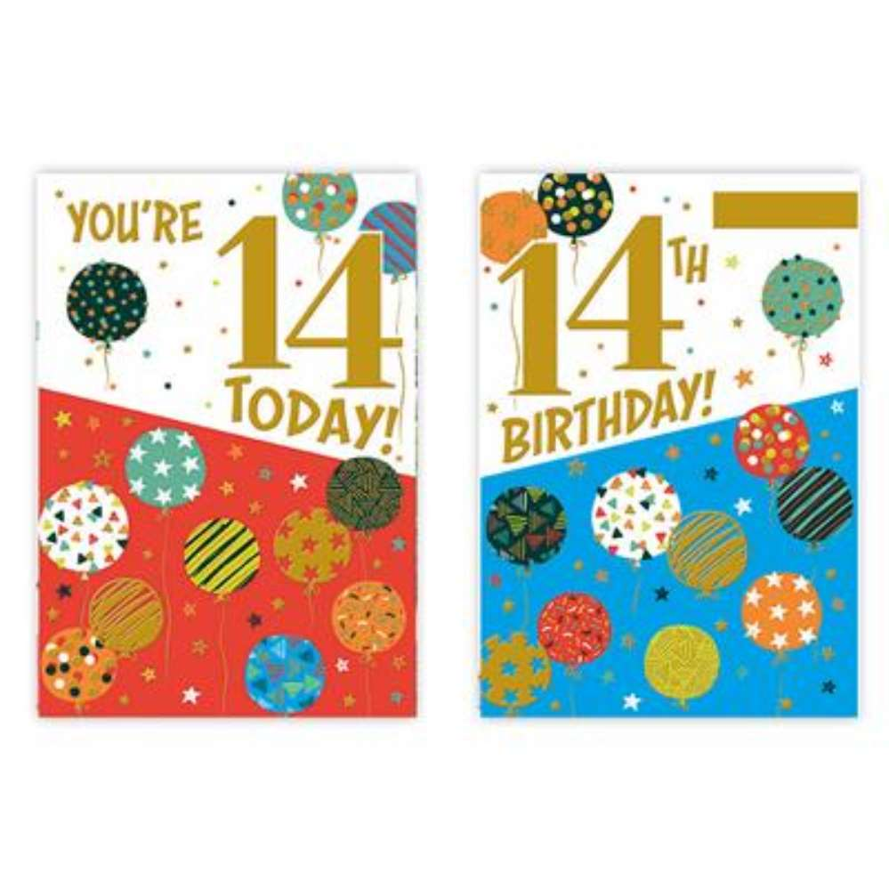 Poppyhill C50 Birthday Age 14 12pk