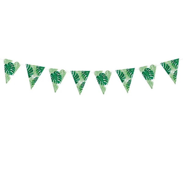 Aloha Tropical Palm Leaf Bunting 1.3m