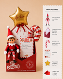 Foil Balloon 12" Shape Candy Cane Red & White