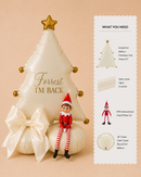 Grabo Foil Balloon Christmas Tree Cream 27"