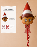 Christmas Elf Head 34" Foil Balloon Loose