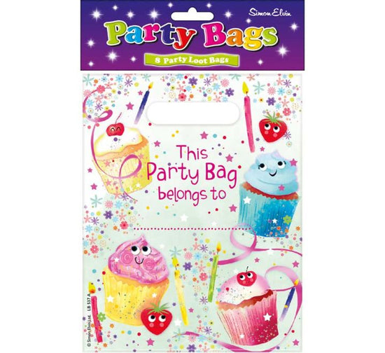 Cupcake Party Bags 8pk