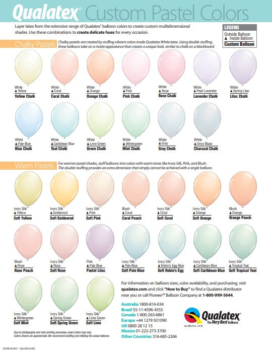 Pastel Colour Charts