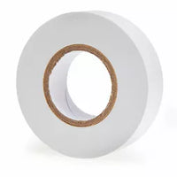 Ultratape 10 Pack PVC Tape White 19mm x 20m
