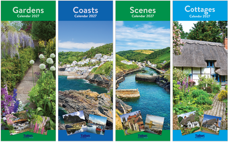 Calendar Super Slim Coast & Scenes 2027 24pk