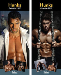 Calendar Super Slim Hunks 2027 24pk