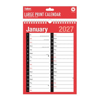 Calendar MTV A4 Red & Black 2027 12pk