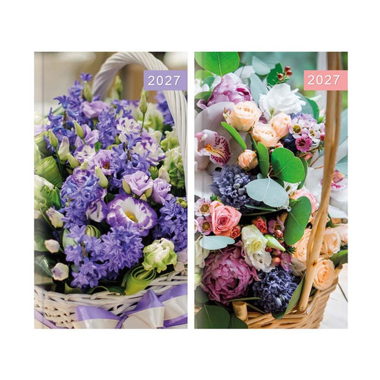 Diary Slim WTV Floral 2027 18pk