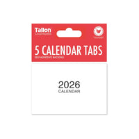 Calendar Tabs 2027