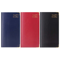 Diary Slim WTV Padded Casebound Gilt 2027 12pk