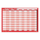 Calendar Staff Holiday Planner Red & Black 2027