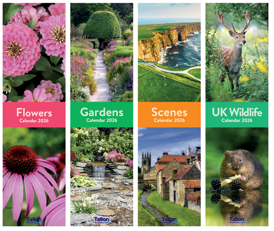 Calendar & Diary Flowers & Wildlife 2027 12pk