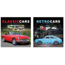 Calendar Square Classic & Retro Cars 2027 12pk