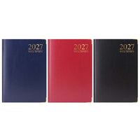 Diary A5 WTV Padded Casebound Gilt 2027 5pk