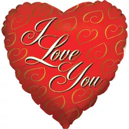 Oaktree Foil Balloon I Love You 18