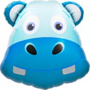 Northstar Foil Balloon Hippo Head 28"