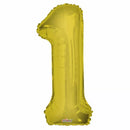 APAC Foil Balloon Gold 34" Number 1