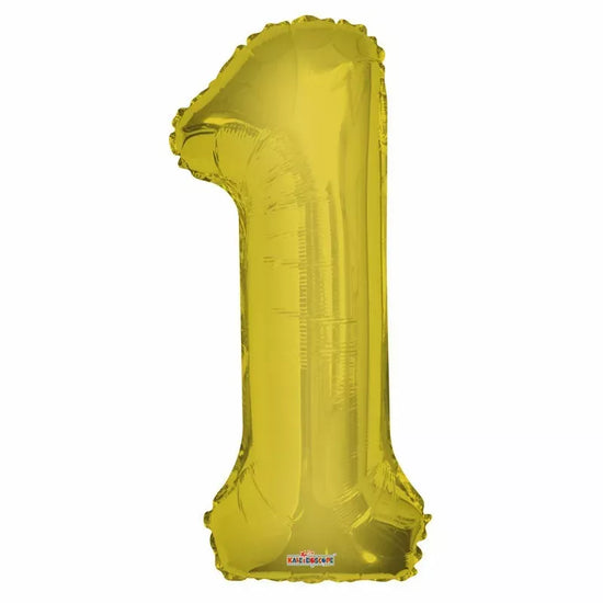 APAC Foil Balloon Gold 34" Number 1