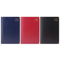 Diary A4 DAP Padded Casebound Gilt 2027 5pk