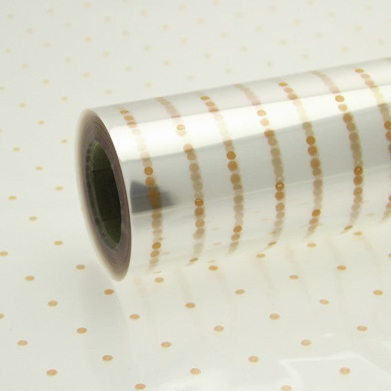 Film Roll Gold Dots 80cm x 100M