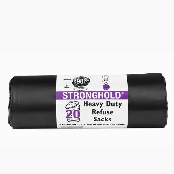 Stronghold Black Sacks 400pk (20x20pk)
