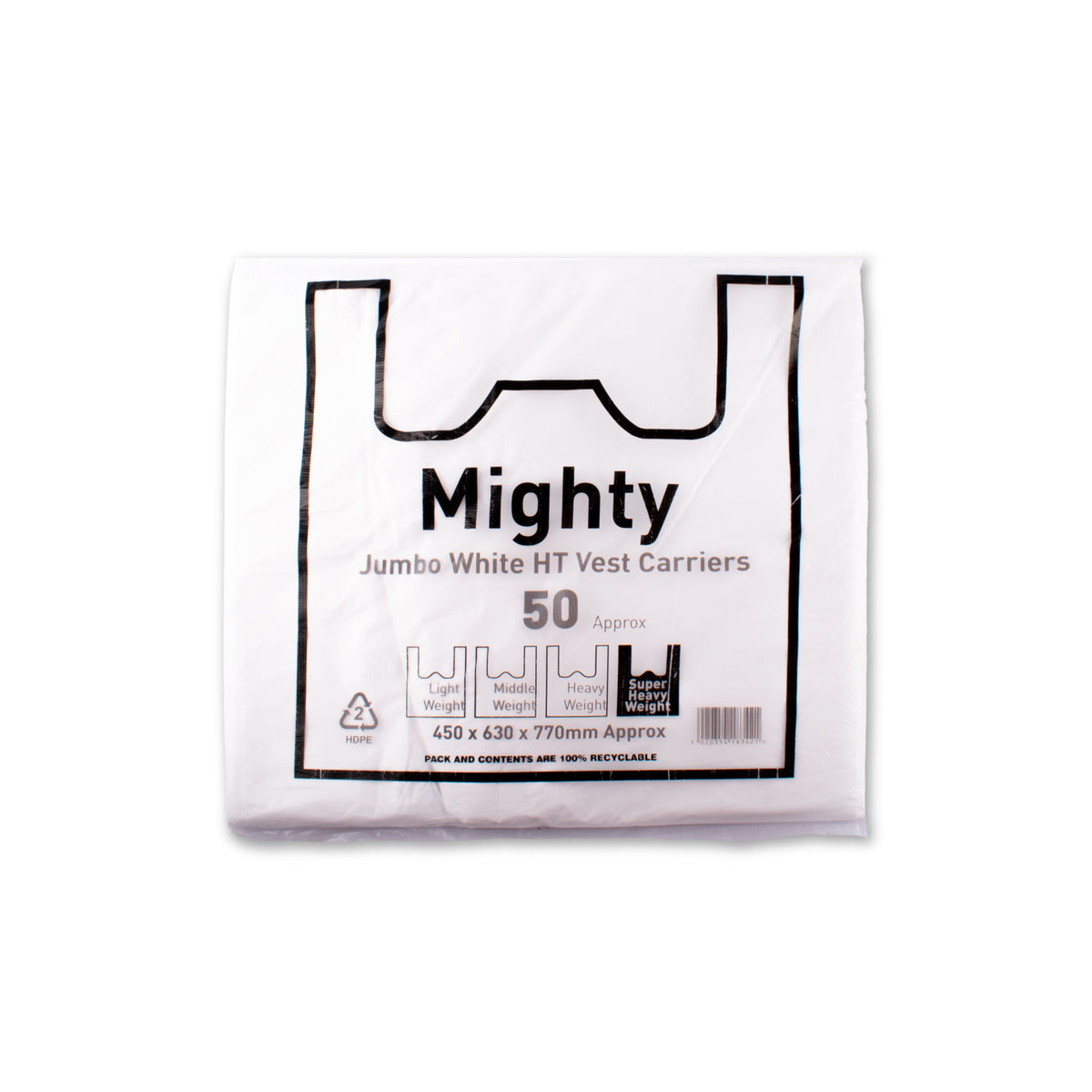 Mighty Carrier Bag 18x25x30" 1000pk (20x50pk)