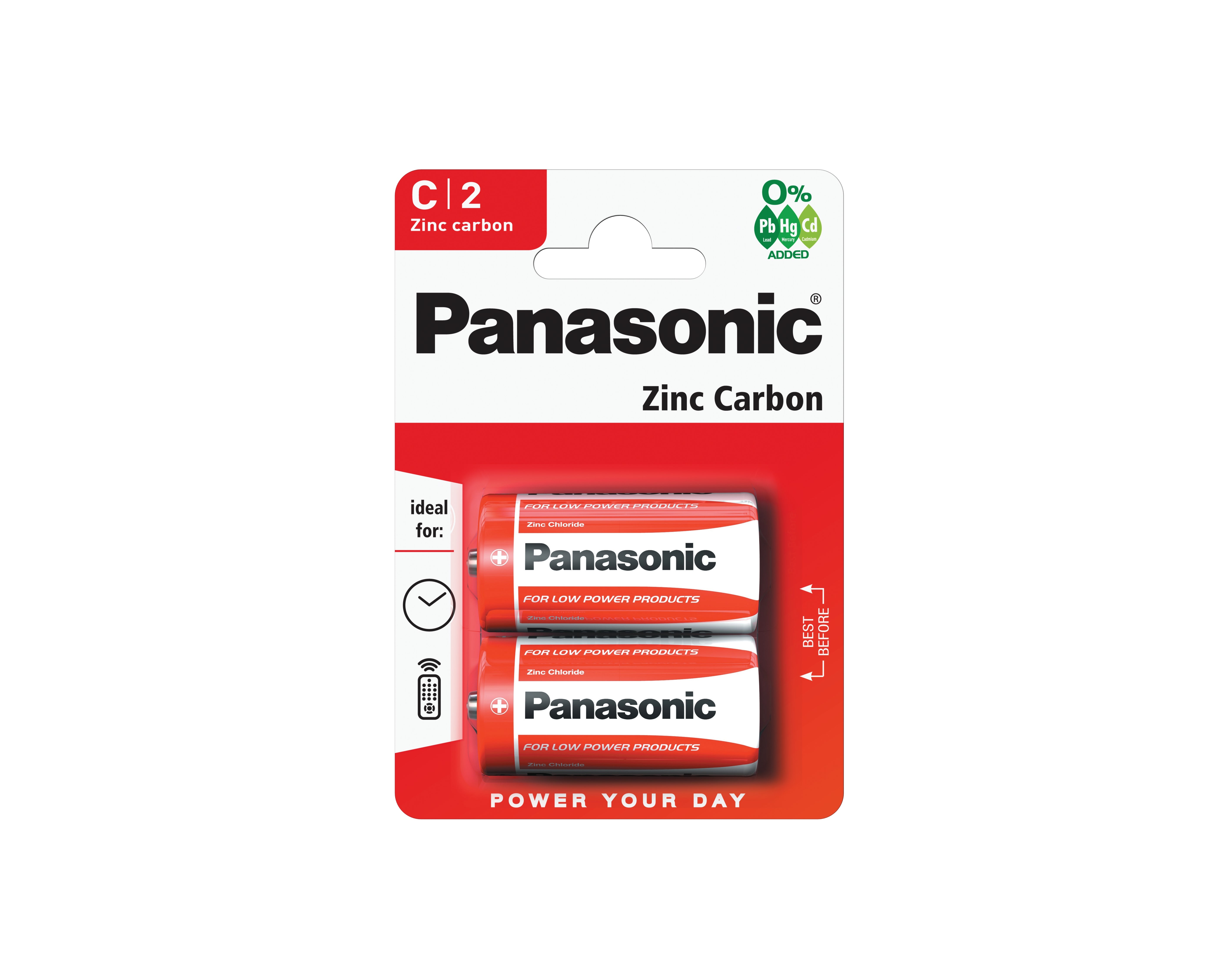 Panasonic 2 Pack Batteries C