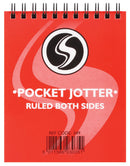 Spiral Bound Pocket Jotter 127x102mm 24pk