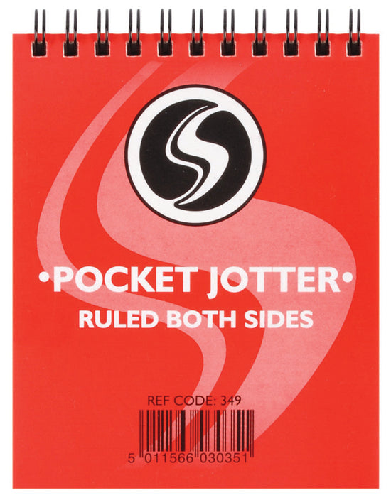 Spiral Bound Pocket Jotter 127x102mm 24pk