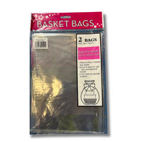 Cello Bag Clear 56x76cm 2pk
