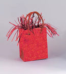 Mini Gift Bag Balloon Weight Red Prism