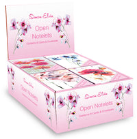 Simon Elvin Notelet Blank Floral 8pk