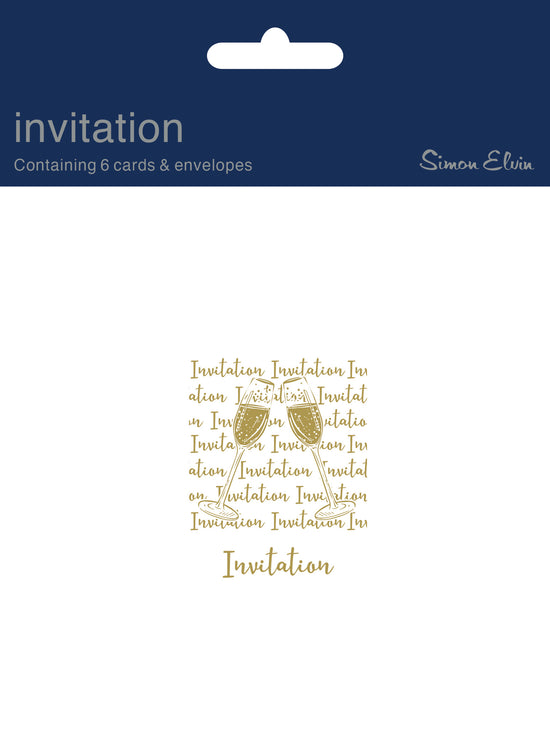 Simon Elvin Invitation Open Champagne Glasses 6pk
