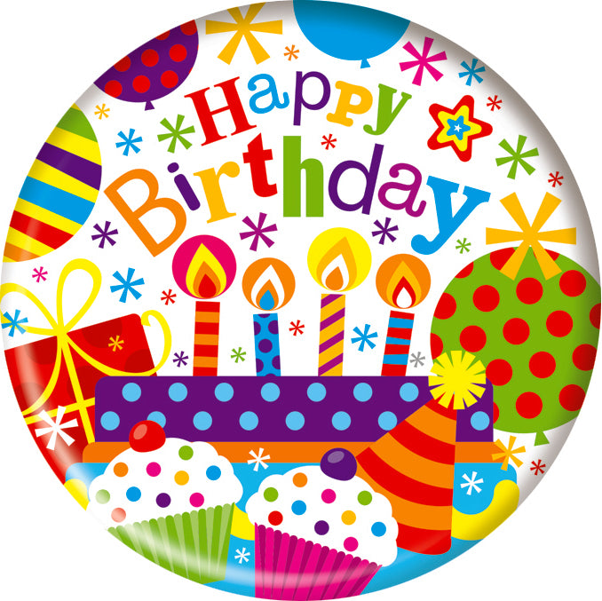 Happy Birthday Jumbo Badge 150mm