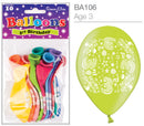 Age 3 Latex Balloons 9" 10pk