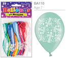 Age 7 Latex Balloons 9" 10pk