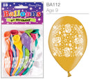 Age 9 Latex Balloons 9" 10pk