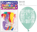 Age 30 Latex Balloons 9" 10pk