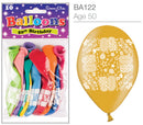 Age 50 Latex Balloons 9" 10pk
