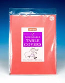 Caroline 2 Pack Tablecover Red Square 90cm