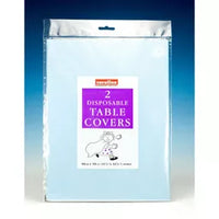 Caroline 2 Pack Tablecover Light Blue Square 90cm